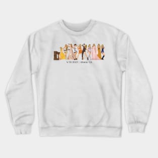 4/30 Atlanta Iconic Outfits Eras Lineup Crewneck Sweatshirt